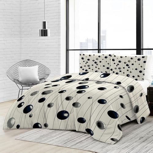 Édredon microfibre douce 240x260 Perles Noires au gonflant d'exception