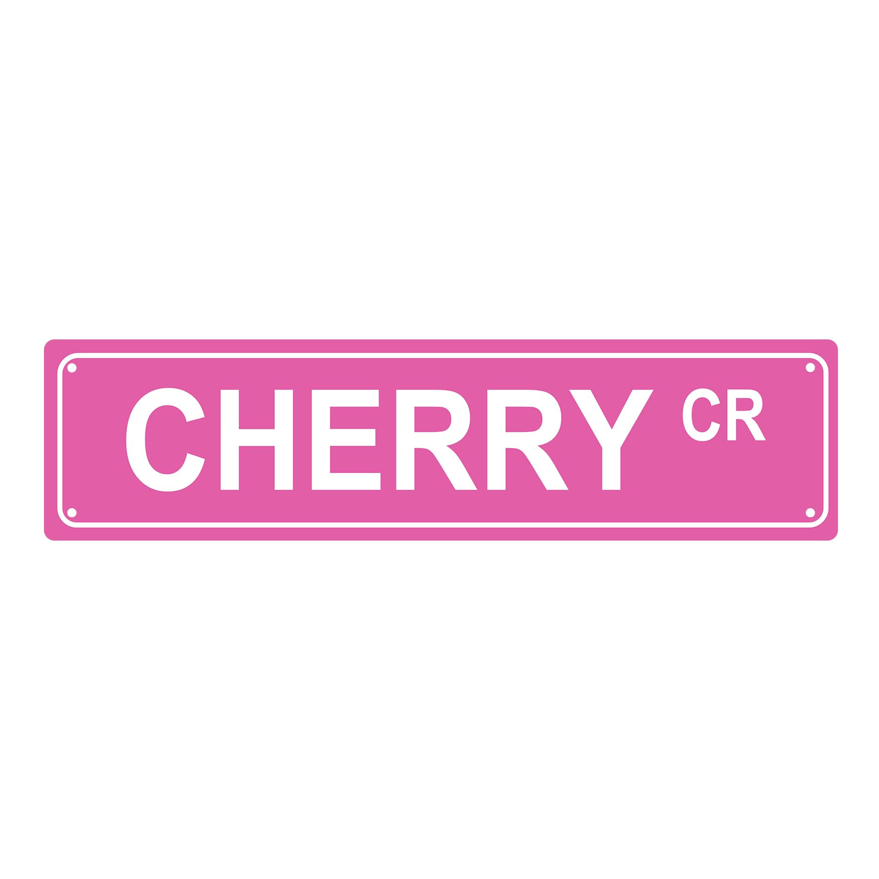 Cherry Cr Eating Metal Tin Street Sign Bar Cafe Garage Cave Home Room Wall Bathroom Farmhouse Garden Porch Patio Decor,4x16 Inch