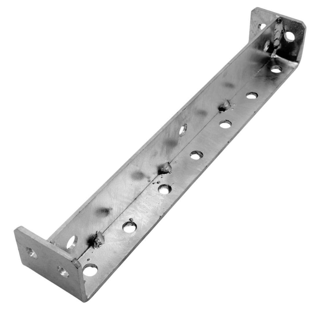 4 mm dick Loch Montage Träger Stahlwinkel Treppenstufe feuerverzinkt (Länge (L): 1200 mm)