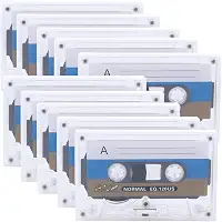 Kopida 10 Peças De Fita Cassete Em Branco, 60 Minutos, Magnética Áudio, Reprodutor Gravação Para Música E Discurso, Padrão