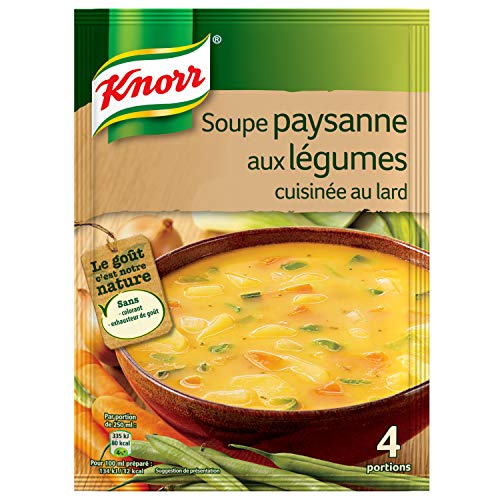 Knorr Sopa campesina de verduras con lago 97 g para 4 personas – Juego de 6