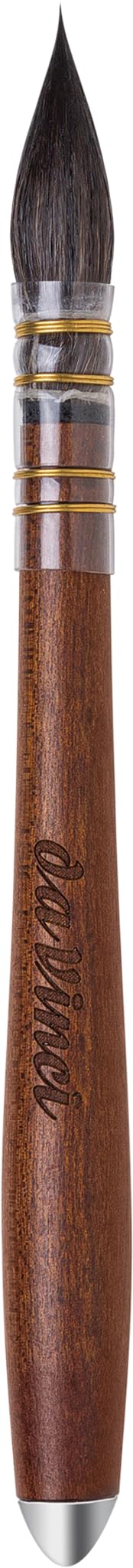da Vinci Watercolor Silverpoint Watercolor Brush, 3, Black