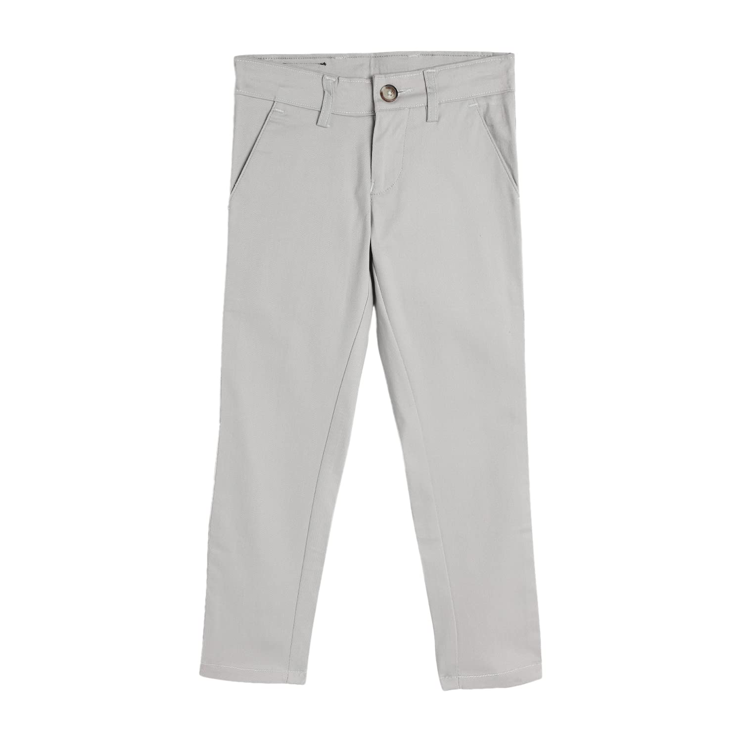 Urbano Juniors Pantalones chinos elásticos de tiro medio para niño