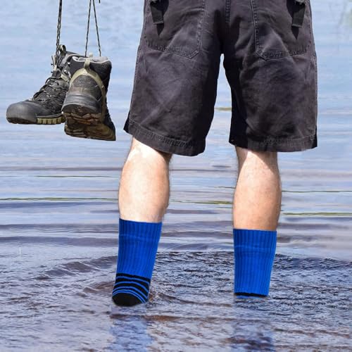 LEOSTEP 3-Schicht Wasserdichte Socken für Wanderen Hochleistungs-Outdoor-Sportsocken, Geeignet für Radfahren, Skifahren, Mountainbiken, Golf, Laufen, Wandern, Angeln