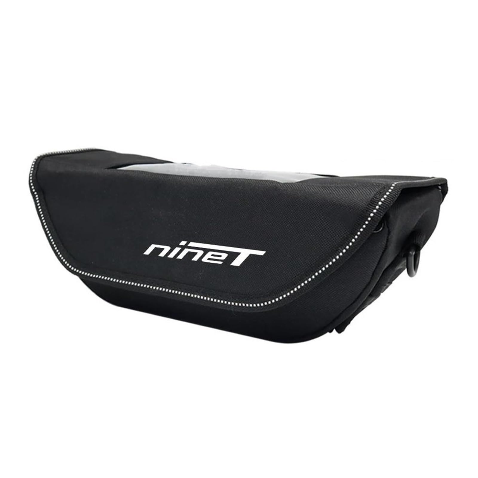 Paquete de almacenamiento Bolsa Para Manillar De Motocicleta Para BMW R NineT RnineT R Nine T, Bolsa De Navegación Para Manillar A Prueba De Agua, Paquete De Herramientas Bolsa de colocación(NEGRO 1)