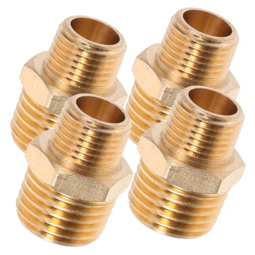 NUOBESTY 6piezas Adaptador De Conector De Cobre Conector Adaptador De Manguera para Accesorios De Plomería RV y Sistemas De Agua