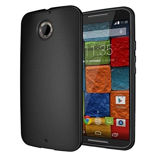 Moto X 2nd Gen Case, Diztronic Matte Back Flexible TPU Case for Moto X (2nd Gen, 2014 Model Only) - Black - (MTX-DM-BLK)
