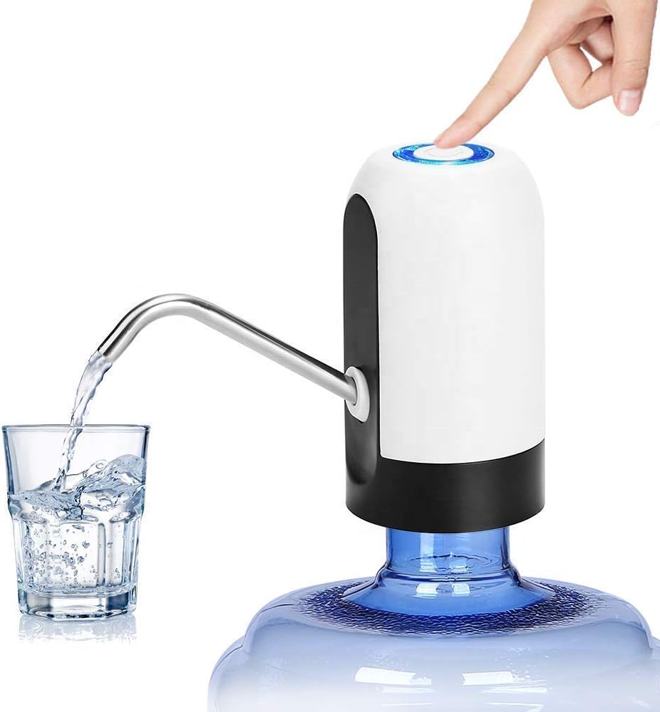 MODULYSS Electric Universal ABS Gallon Bottle Drinking Water Pump Dispenser with Switch (Multicolour)
