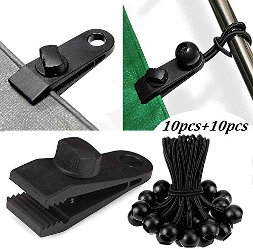 Clip de linóleo reutilizable de alto rendimiento, clips de tornillo de linóleo, reutilizables, resistentes, para campamento, agricultura, lonas de jardín