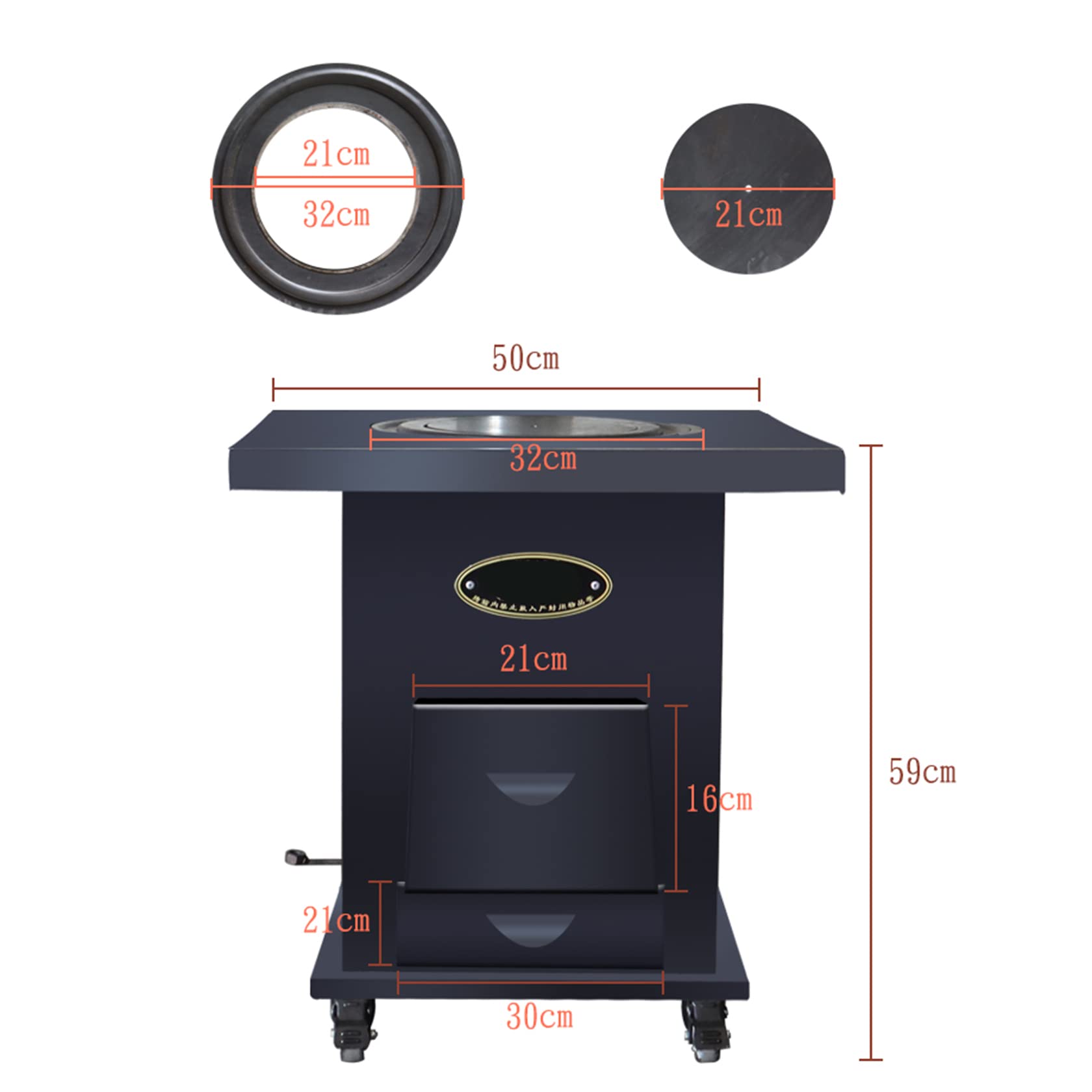 Amazon.co.jp: 大型薪ストーブ、鋳鉄薪ストーブ、暖炉ヒーター