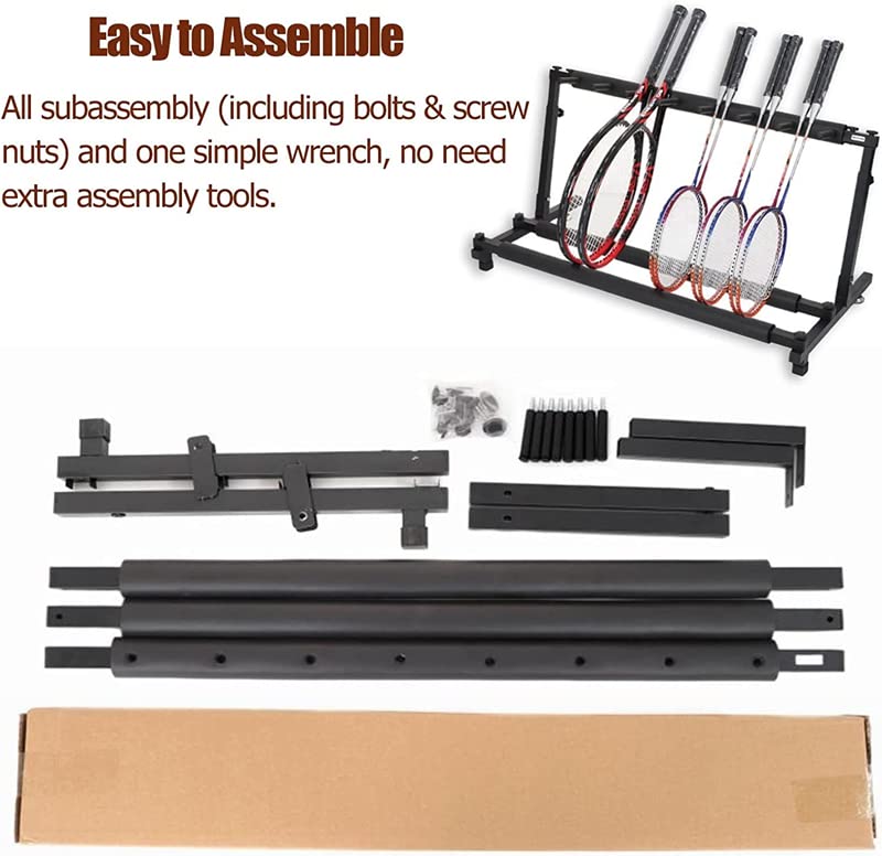 Amazon.co.jp: ボール 整理 かご スタンド ラック テニスラケット