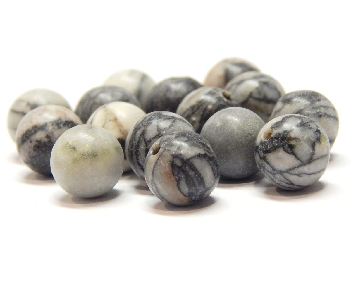 COIRIS 30 Perline Sfuse In Diaspro Imperiale, Dimensioni 13x4 Mm, Filo Da 38 Cm, Per Creazione Gioielli Fai Da Te, Collane E Bracciali, Pietra Naturale - 2