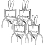 Matériau de qualité supérieure : nos pièges à taupes de jardin sont fabriqués en acier galvanisé et sont imperméables et antirouille. Les pièges à taupes en ciseaux pour gazon sont très durables et peuvent être utilisés les jours de pluie sans vous soucier du facteur météorologique