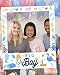 Aahs Engraving Baby Shower Party Frame Photo Prop, 35 X 30 inches (Boy)