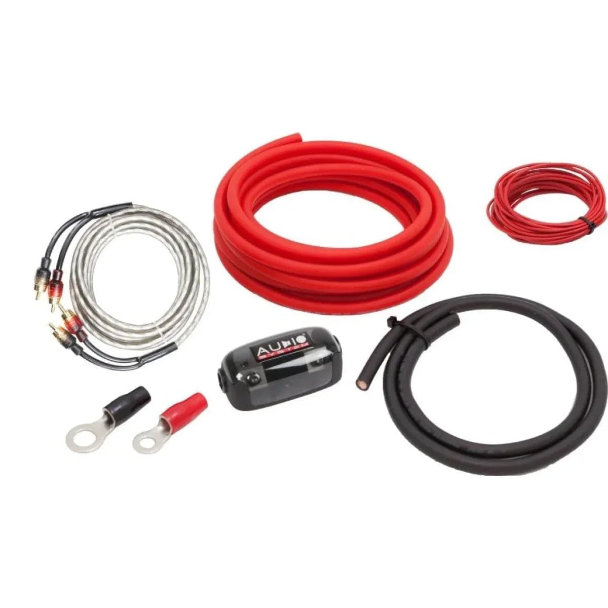 Audio System Z-PCSC35 - Kit cavi 35 mm² con cavo Powerk OFC, in rame ofc 99,9%, set di collegamento amplificatore Z-PCSC 35
