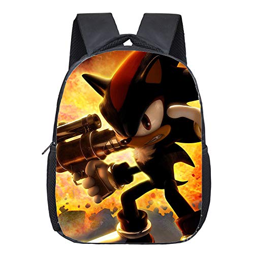 XINFA Sonic Mochila Super Shadow para niños  escolar para y niñas primaria de guardería