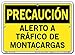 Vestil SI-C-48-A-AC-130-S Sign-Caution-48 10.5X7.5 Alum Comp .130, WATCH FOR FORKLIFT TRAFFIC, ALERTO A TR?FICO DE MONTACARGAS