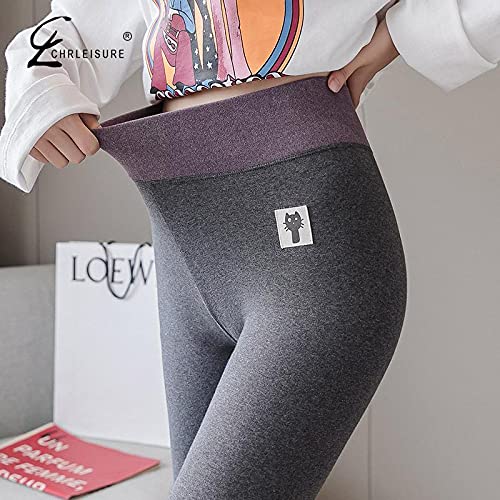 Leggings de algodón caliente con textura premium de terciopelo suave 2