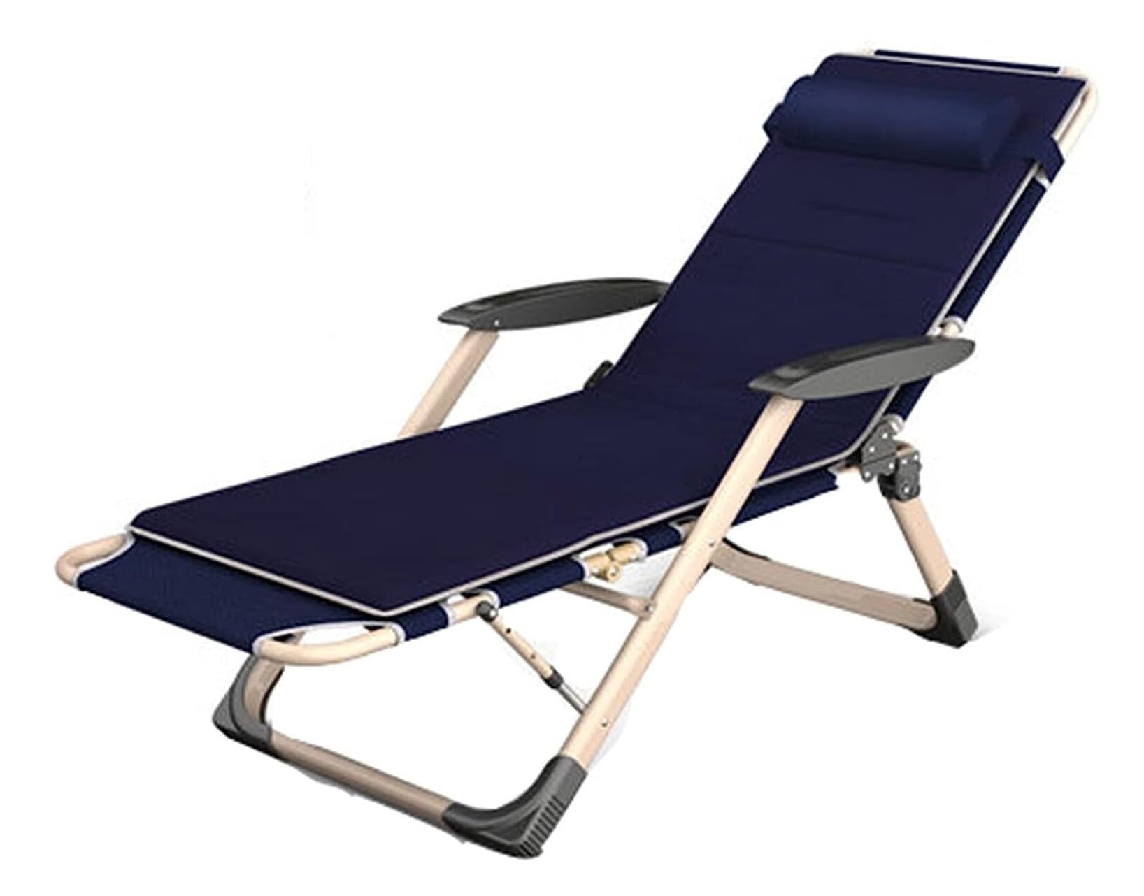 Chaise longue pliable multiposition lit d'accompagnement portable de bureau