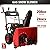PowerSmart Gas Snow Blower, 24 in. Clearing Width, 20 in. Clearing Height, 13 in. Tire Size, LED Light, Electric Star, Ergonomic Handle, Snowblower for Driveway, Walkway Clearing
