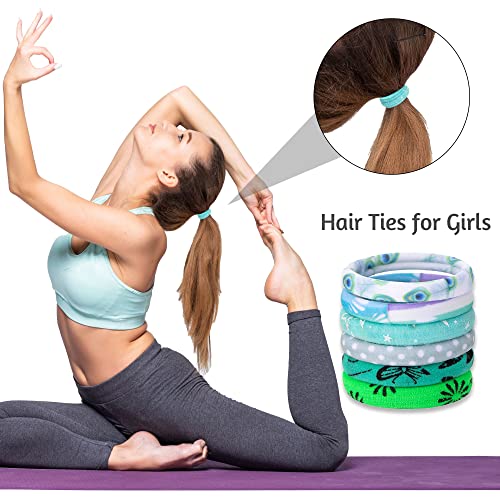 Hair Ties For Women 48Pcs Ties For Thick Heavy Or Curly Hair-No Slip Seamless Ponytail Holders-Hair Ties For Girls-Long Lasting Braids- Elastic Hair Ties Accessories For Girls (A-Multi-Color 48 Pcs) (A-Multi-Color 48Pcs) #TOP1