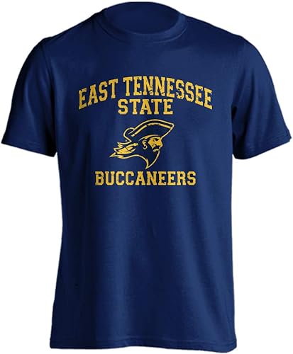 Miniatura 84 de Sport Your Gear NCAA Camiseta de manga corta retro con licencia oficial de aspecto desgastado para el día del juego, camiseta de espíritu deportivo