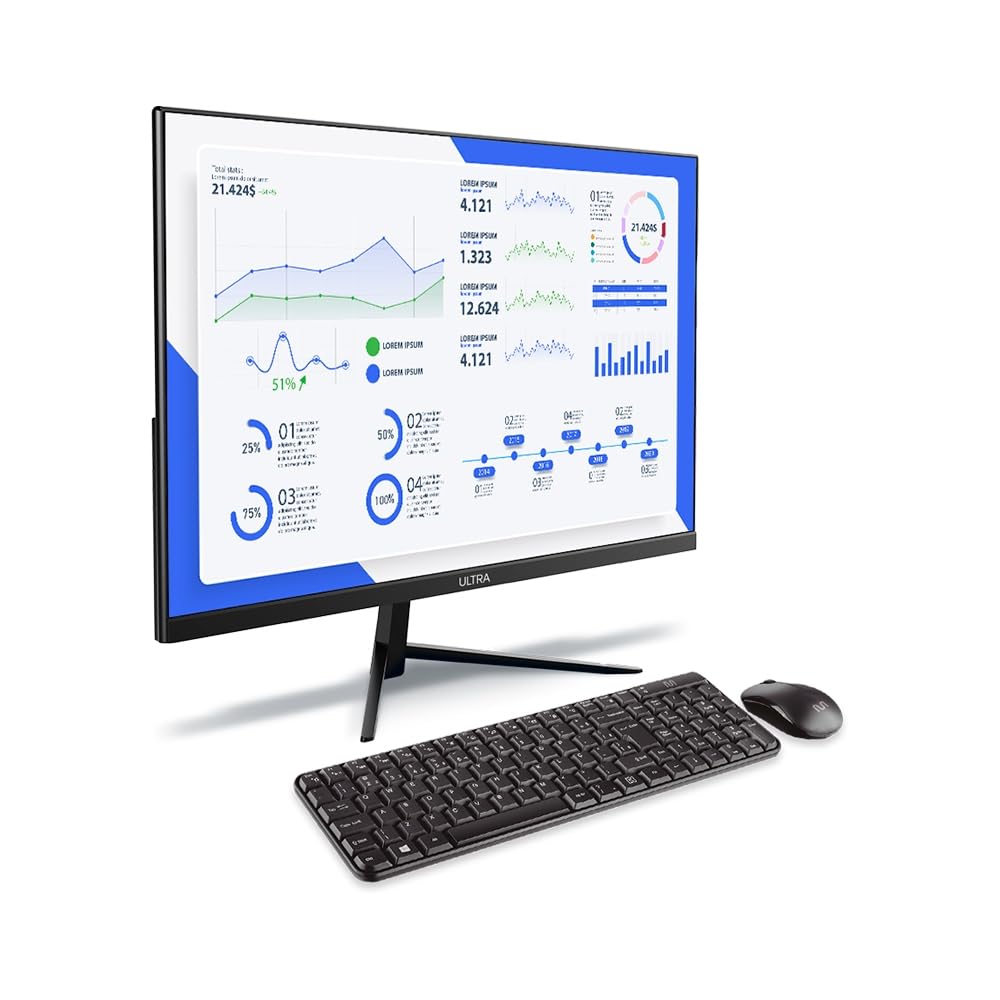 All in One, Windows 11 Home, 23,8 Pol. Full HD, Intel Core i3, 4GB