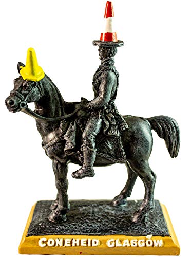 I LUV LTD Duque de Wellington Resina Estatua de Coneheid Glasgow Grande