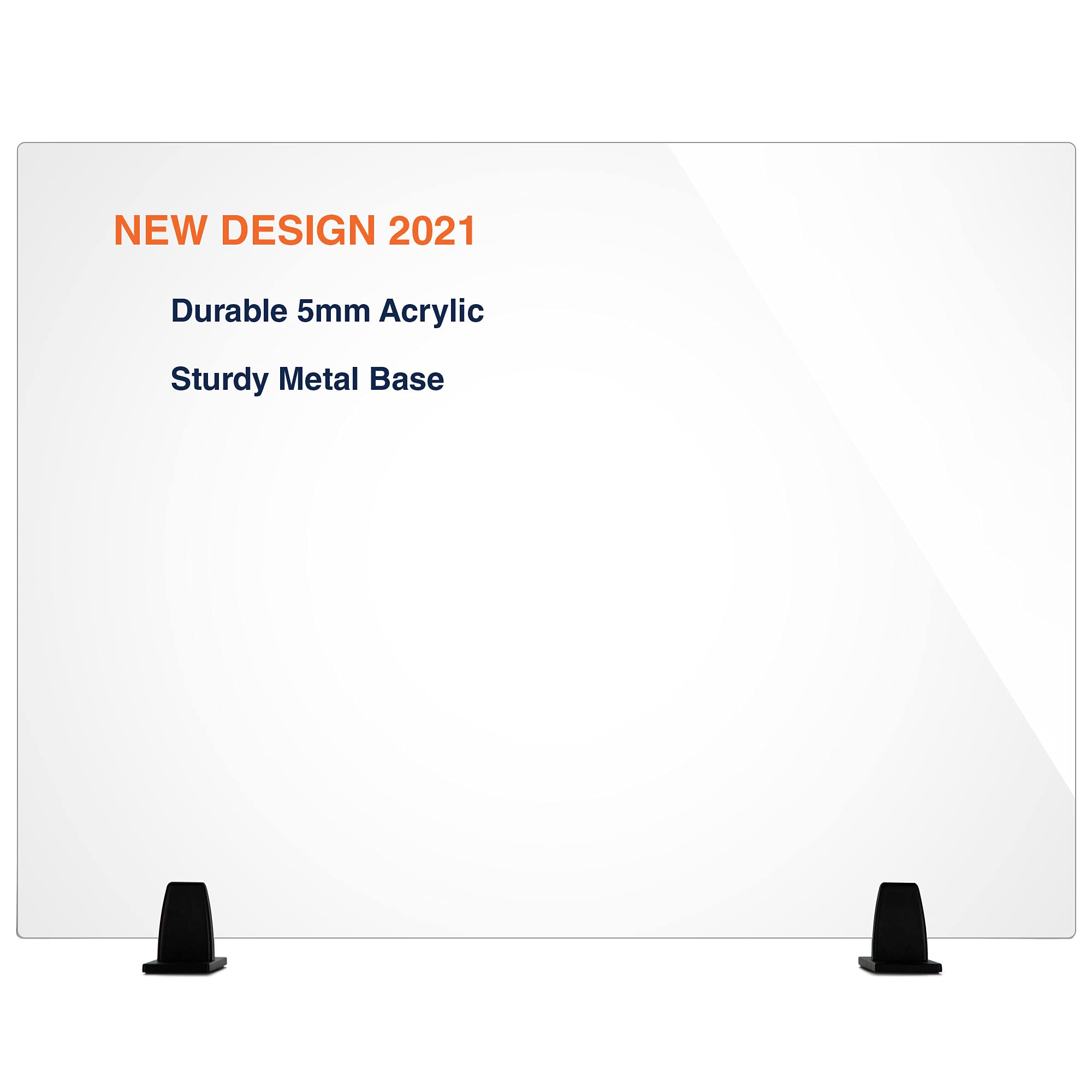 Buy SHELTERION Plexiglass Sheet Sneeze Guard No Cutout 32”x24