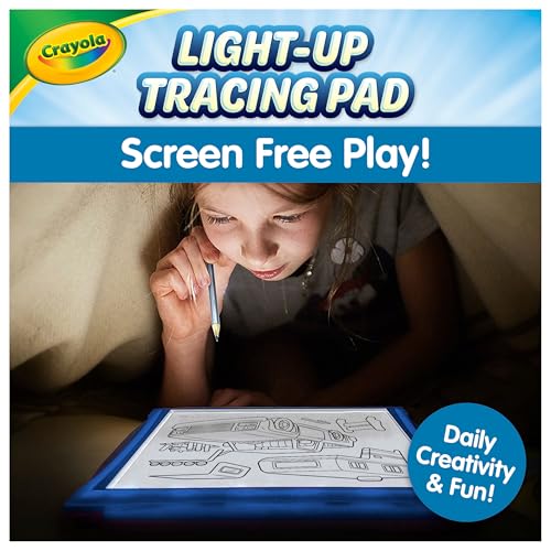 Image of Crayola Light Up Tracing Pad - Blue, Drawing & Tracing Projector for Kids, Sketching Light Box Table, Toys for Kids, Gift for Girls & Boys, Ages 6+