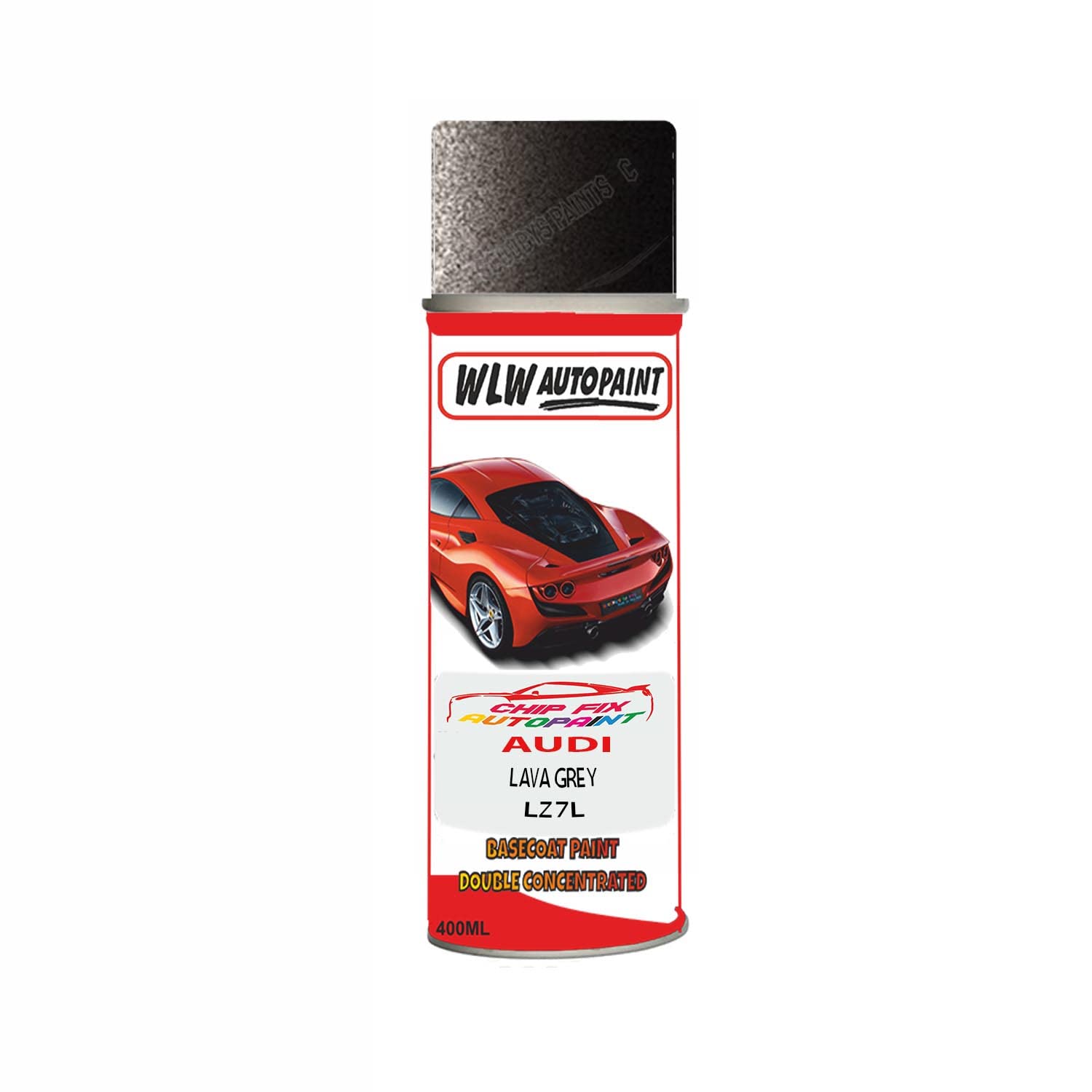 SCOOBYS PAINTS BACK IN THE MIX Basecoat Aerosol Spray Paint For Audi A4 Allroad Lava Grey 2003-2017 Code Lz7L