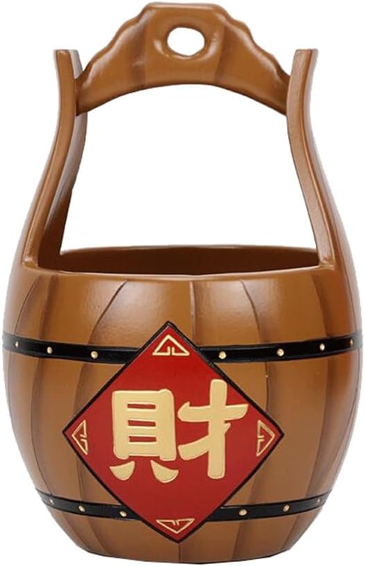 Chinese ceramic bucket storage and decoration home accessories storage tank bookshelf living room Bogu shelf