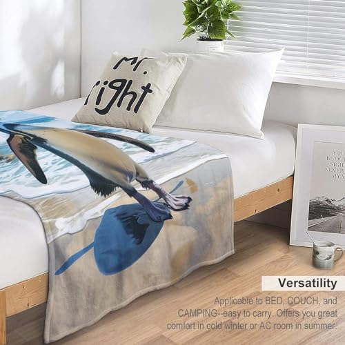 Couverture en manchot 100% flanelle supérieure super moelleuse - 7