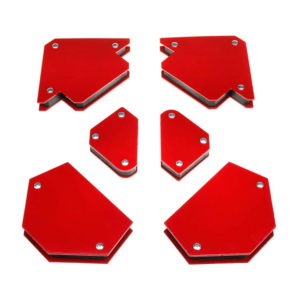 6 Pack Magnetic Welding Holder Arrow Welding Magnet Holder Angle 30 ° 45 ° 60 ° 75 ° 90 ° 135 °/25 lbs