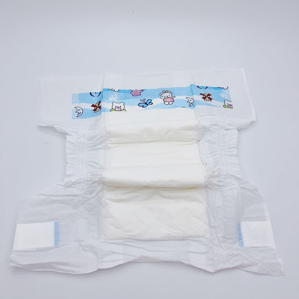 scnbom Reborn Baby Dolls Diapers for 18-24 inch Newborn Doll Reusable Accessories 6-Piece Pack