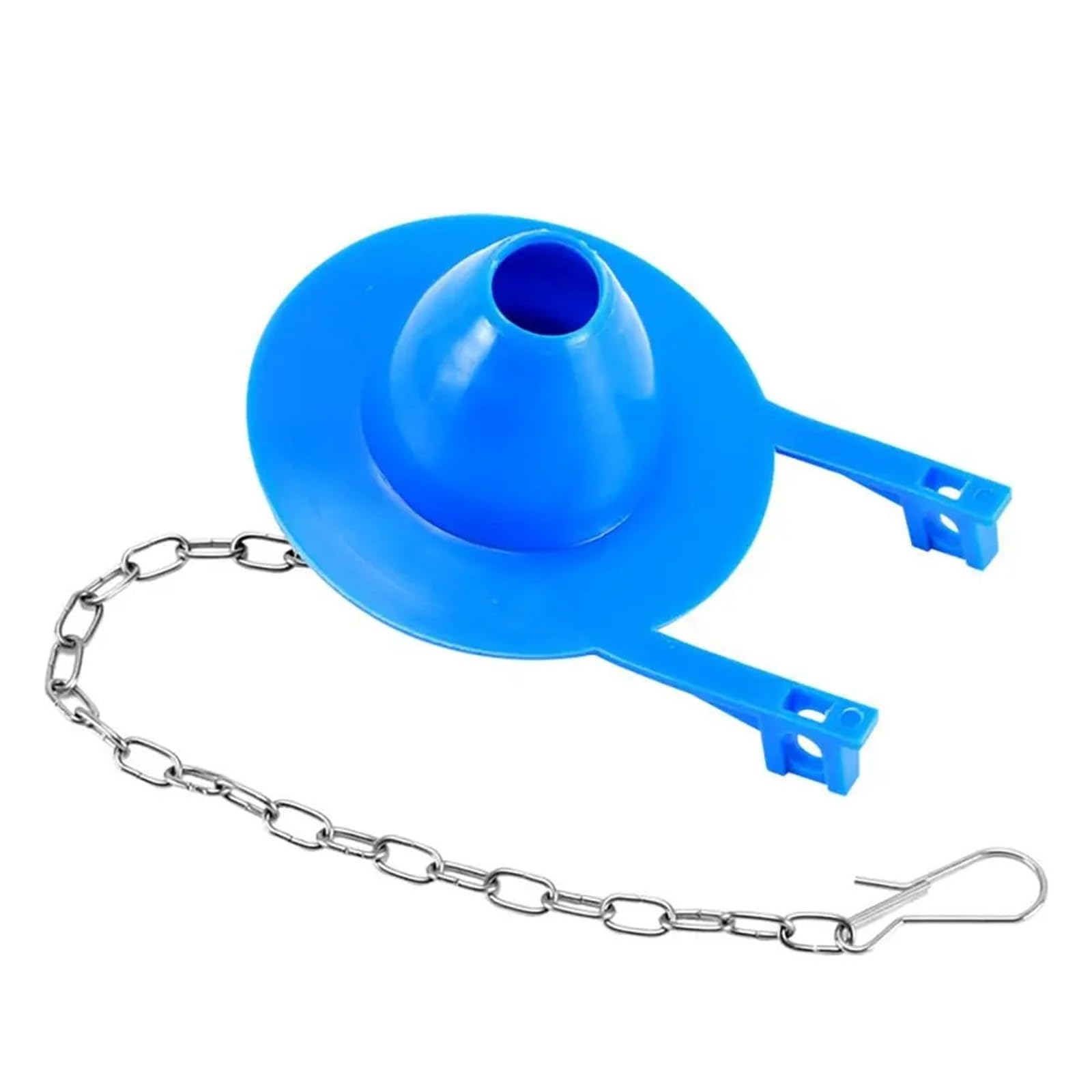 10 PCS Toilet Flapper Replacement Toilets Tank Water Saving Rubber Flush Valve with Stainless Chain