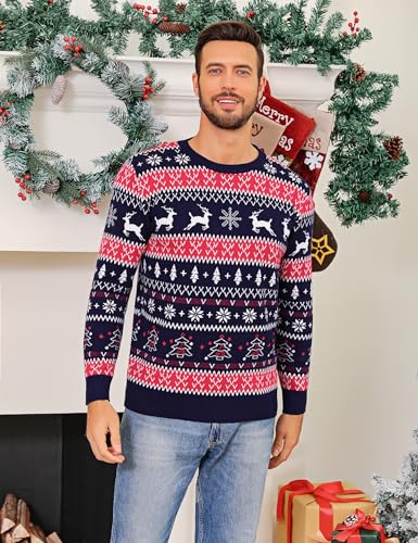 Totatuit Matching Family Reindeer Fair Isle Christmas Sweater - Image 6