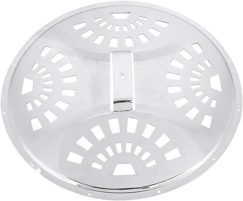 Guitar Spider Bridge, Dobro Guitar Parts Set Soundhole Screens Tailpiece Iron Resonator Cone Aluminum Resonator Cone Saddle Replacement