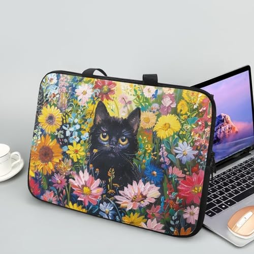 Personalized Laptop Case 15.6In Computer Bag,17inch Laptop Messenger Bag Cute Tote Bag with Laptop Compartment2