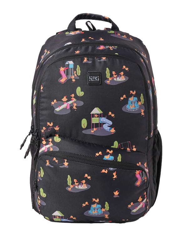 Image of Wiki Stylish Unisex Backpack | Champ 4 Durable & Lightweight backpack for Men & Women | Backpack for Office, Gym, Travel (20 Litre, Black)