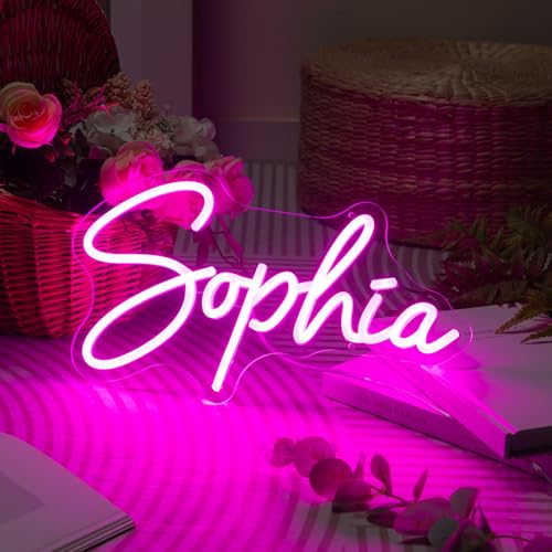 Image of Custom Neon Sign, Customizable With Personalized Neon Sign Names, Used For Wall, Room, Bedroom, Wedding, Party Decoration, LED Neon Christmas Gift,Custom name Neon Sign
