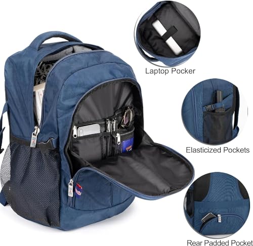 Boardingblue Under-Seat Backpack for Spirit, Frontier - Fits 18 x 13 x 8 Inches - Perfect Personal Item for Easy Air Travel - TSA-Approved4
