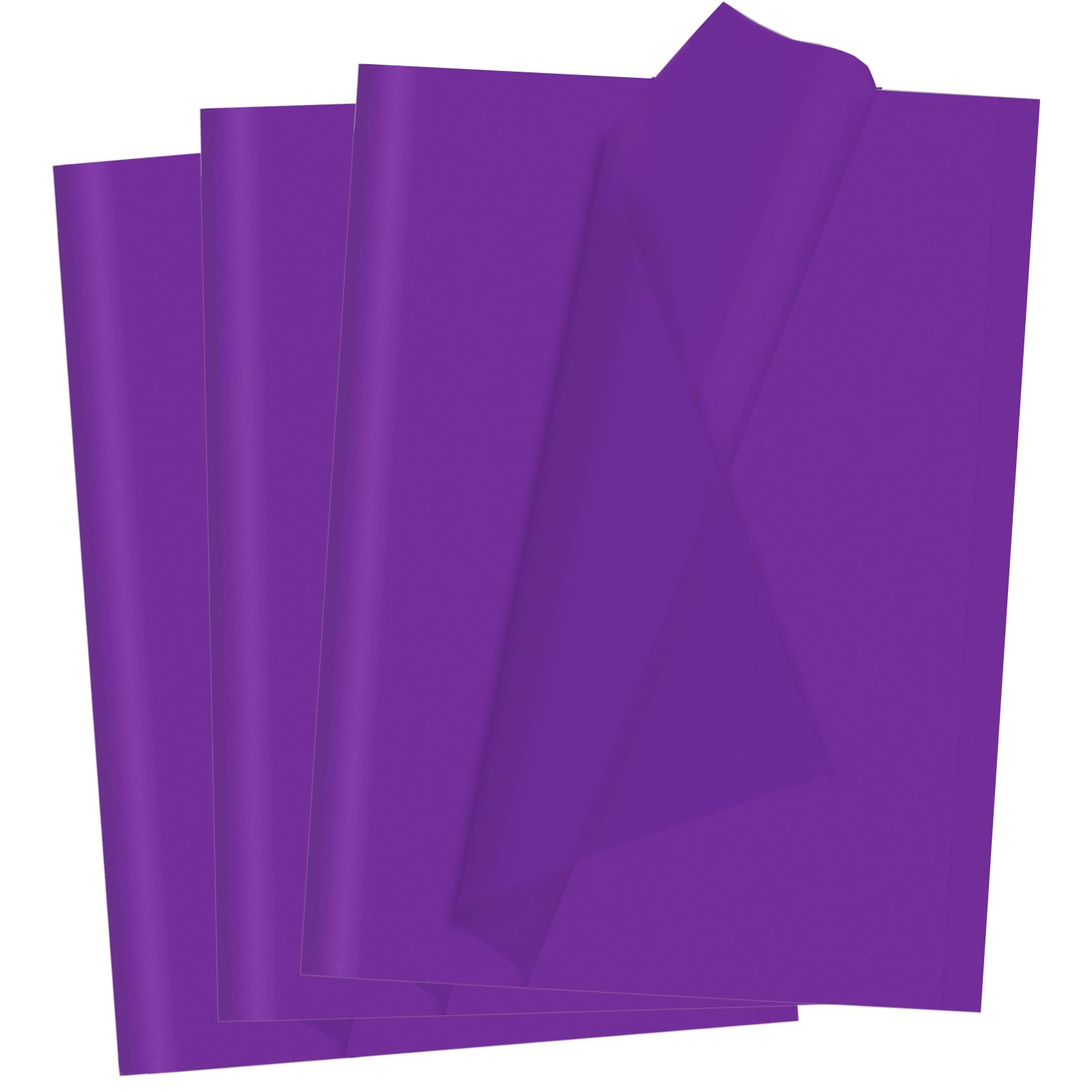 Halloween Purple Tissue Paper for Gift Bags 40 Sheets Weddings Birthday Holidays Decoration DIY Art Crafts Packaging Wrapping Tissue Paper Bulk, 14 x 20 Inch