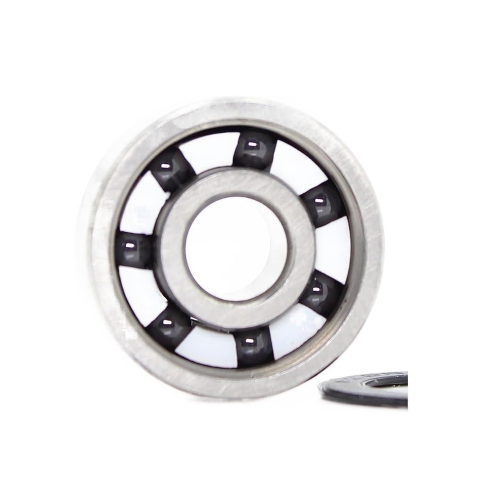 AERBNYEQP 63802 Hybrid Ceramic Bearing 15 * 24 7 mm ABEC-1 1PC Industry Motor Spindle 63802HC Hybrids Si3N4 Ball Bearings 3NC 63802RS