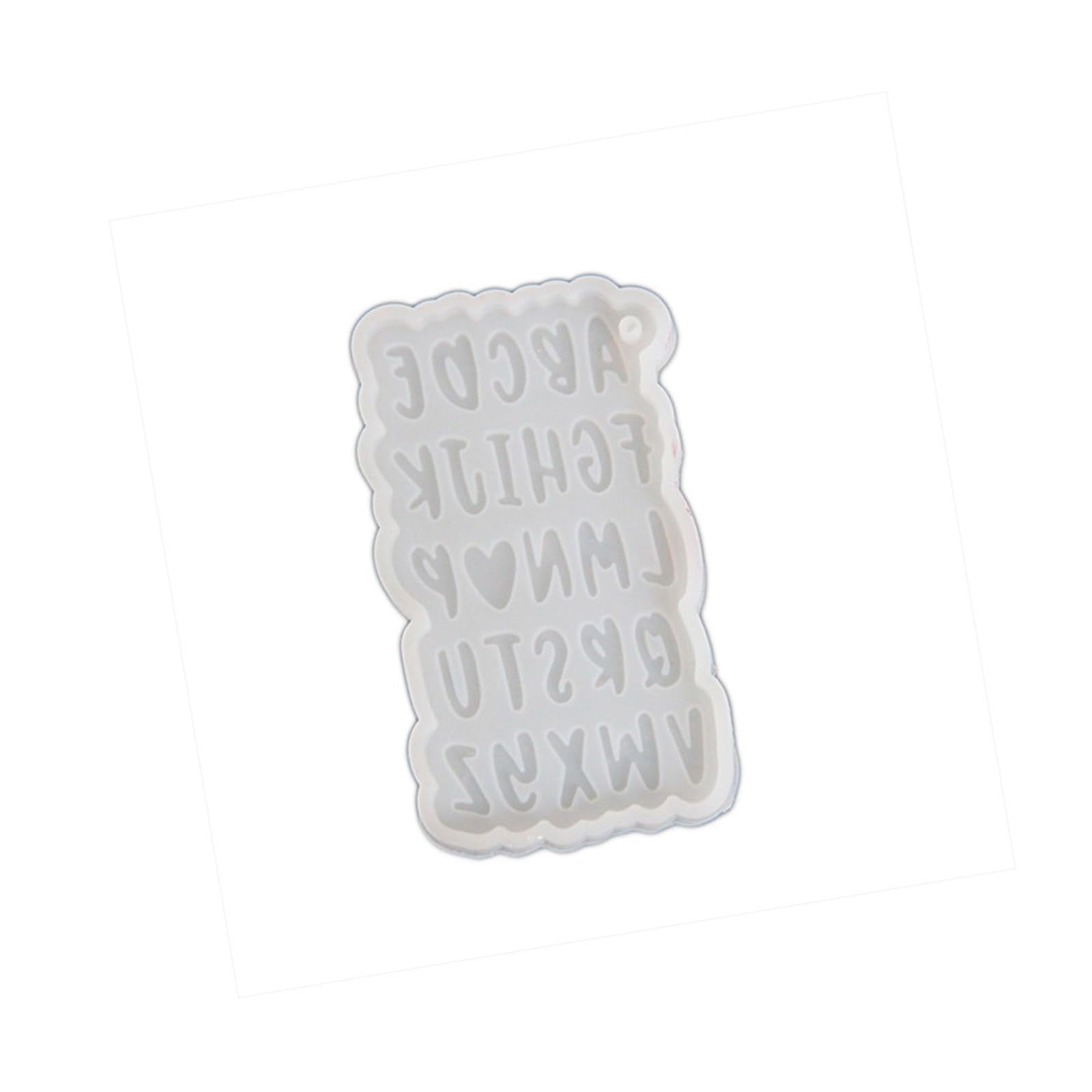 Buxuaaaa Multicolor Silicone Letter Bead Set For Crafting Unique Resin Necklace Pendants And Gift Items Letter Pendant