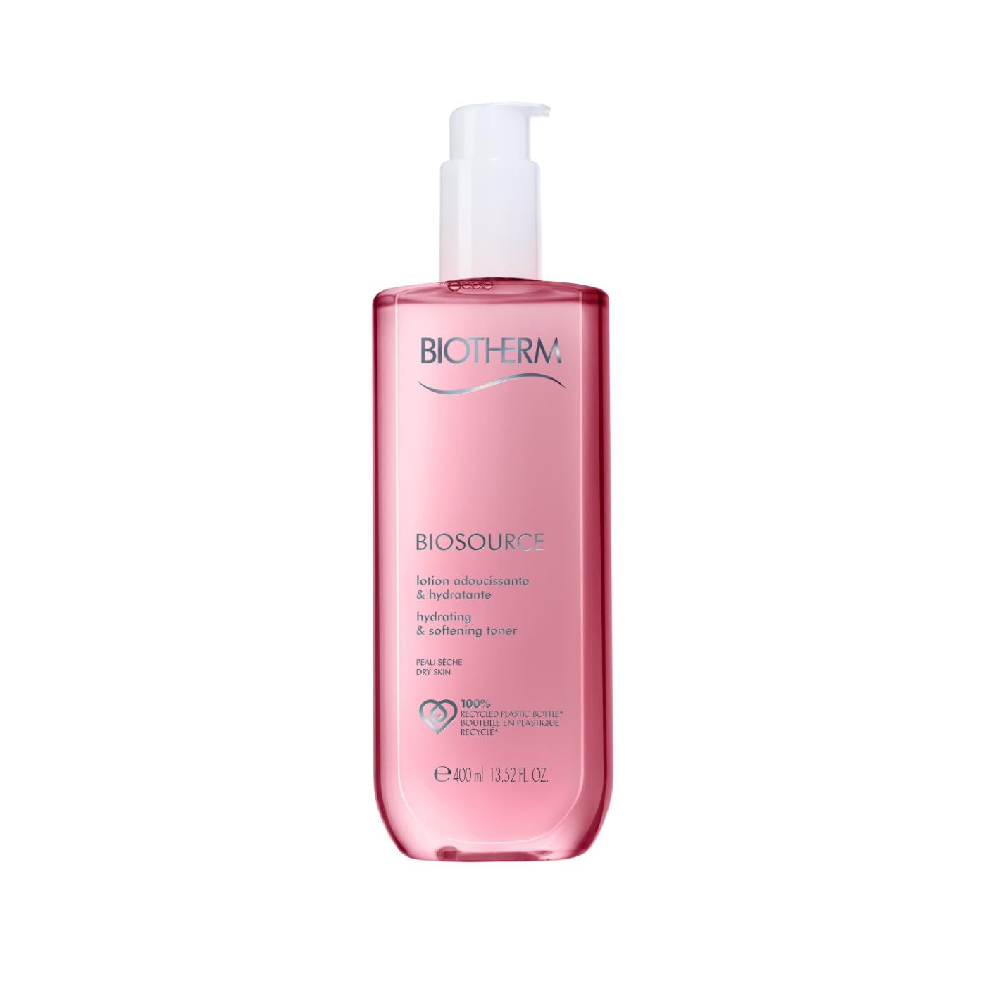 BIOTHERM - Biosource Lotion Tonique - Nettoie, Hydrate & Tonifie - Eclat du Teint - 400ml