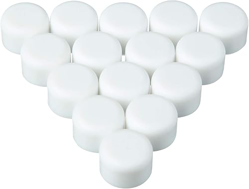 Miniatura 6 de Puntas de goma para parachoques de puerta, tapas blancas para tope de puerta, parachoques para protección de pared y piso, tamaño universal (50