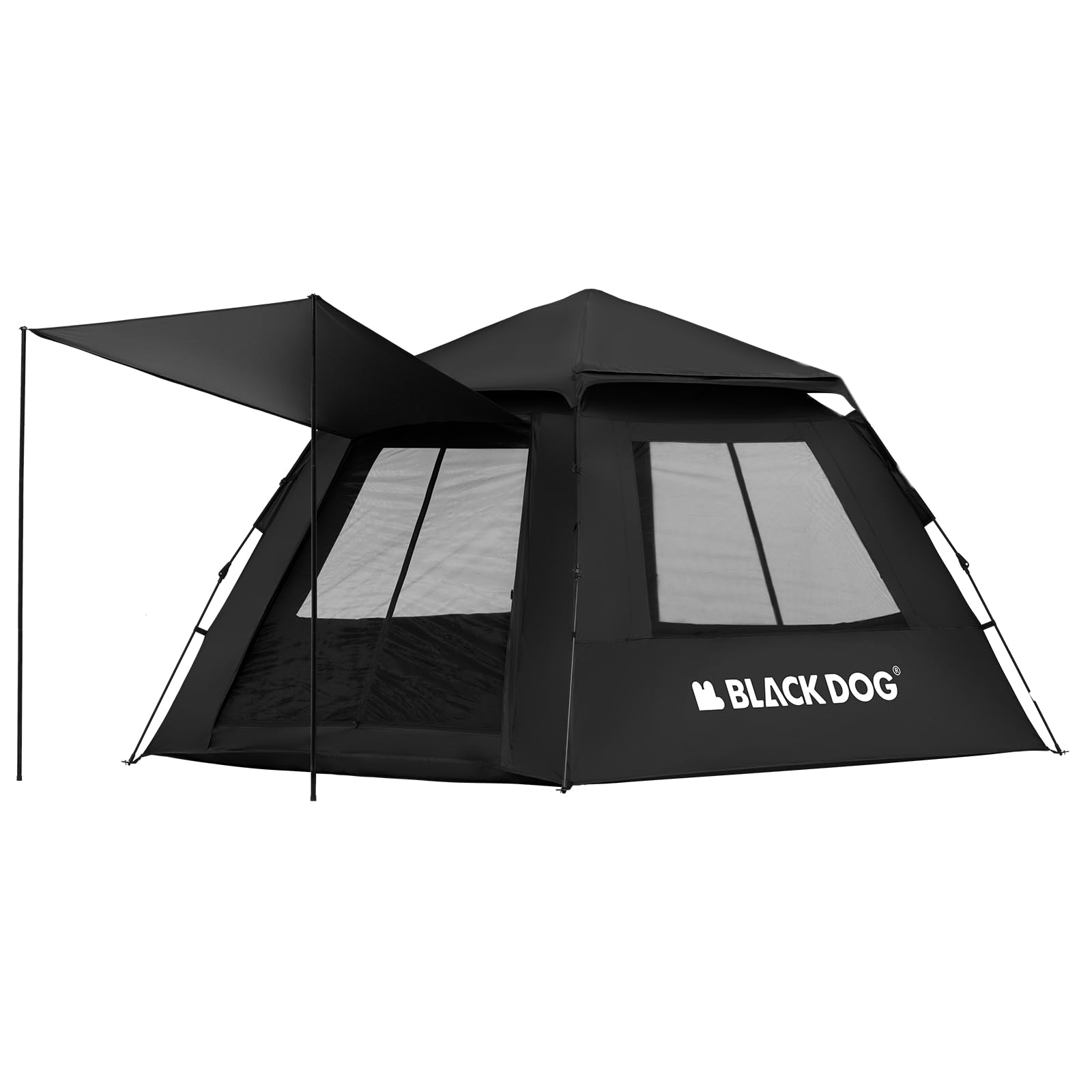 BLACKDOG ワンタッチテント Amazon.co.jp: 【公式】BLACKDOG テント ワンタッチ 4～5人用