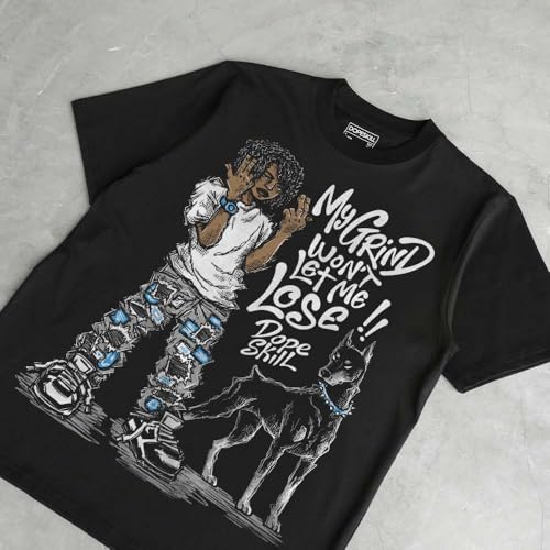 Image of DopeSkill Graphic Tee Streetwear Hip Hop Hypebeast Unisex T-Shirt Sneaker Colour Matching Shirts Rapper Mouth