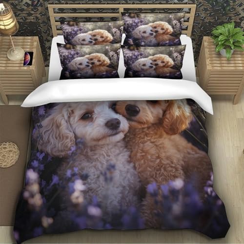 Parure de lit panda 3D en microfibre super king housse de couette haute densité